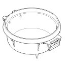 【5/25はエントリーで当店最大P5倍!】お取り寄せ Rinnai リンナイ 業務用 ガス炊飯器 内釜 077-248-000【北海道・沖縄・離島配送不可】
