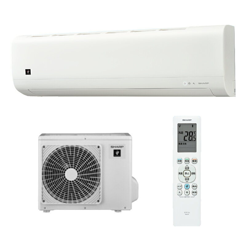 樂天商城 - 【時間指定不可】【離島配送不可】SHARP シャープ DHシリーズ ルームエアコン 2.2kW 主に6畳用 プラズマクラスター7000搭載 AY-U22DH-W【KK9N0D18P】