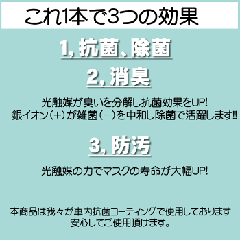 光触媒効果銀イオン効果