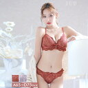 【8/20再販】レーシィスカラップブラジャー&バック透けフルバックショーツ