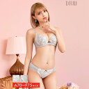 【1/24新作】フラッフィーチュールフラワーブラジャー&フルバックショーツ(4)