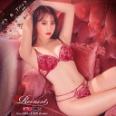 【2/11再販】メルティーハートストリングブラジャー&バック透けフルバックショーツ