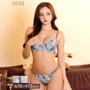 【5/12新作】フローラルモーヴチュールブラジャー&フルバックショーツ(4)