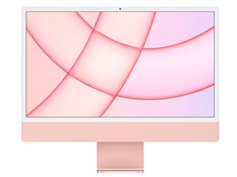 ★アップル / APPLE iMac 24インチ Retina 4.5Kディスプレイモデル MGPM3J/A [ピンク] 【Mac デスクトップ】【送料無料】