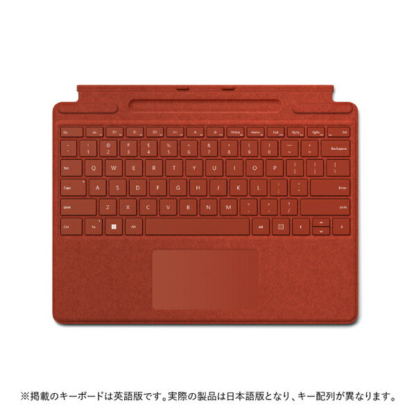 ★Microsoft / マイクロソフト Surface Pro Signature キーボード 8XA-00039 [ポピーレッド]【送料無料】