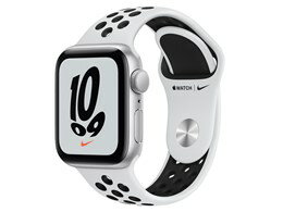 ★アップル / APPLE Apple Watch Nike SE GPSモデル 40mm MKQ23J/A [ピュアプラチナム/ブラックNikeスポーツバンド]【送料無料】