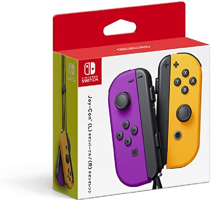 ★Nintendo / 任天堂 Joy-Con (L)/(R) HAC-A-JAQAA [ネオンパープル/ネオンオレンジ]【ゲーム周辺機器】【送料無料】