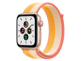 ★アップル / APPLE Apple Watch SE GPS+Cellularモデル 44mm MKT23J/A [メイズ/ホワイトスポーツループ]【送料無料】