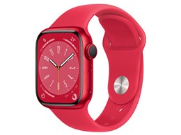 ★アップル / APPLE Apple Watch Series 8 GPSモデル 41mm MNP73J/A [(PRODUCT)REDスポーツバンド]【送料無料】