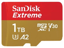 スペック情報 メモリー種類&nbsp;microSDXCメモリーカードメモリー容量&nbsp;1TB1GBあたりの価格48UHSスピードクラス&nbsp;UHS-I Class3ビデオスピードクラス&nbsp;V30スピードクラス&nbsp;CLASS10アプリケーションパフォーマンスクラス&nbsp;A2最大転送速度190 MB/s最大書込速度130 MB/s防水・耐水○耐衝撃○耐温度○耐X線○※上記スペック情報は正確であることをお約束するものではございません。また、空白部分は未調査の項目です。※掲載情報に誤りを発見した場合は、当ショップまでご連絡ください。ご配送のスケジュールこちらの商品は、 最短出荷商品 です 延長保証のご案内 こちらの商品は延長保証対象外です 延長保証は有償のオプションサービスです。 ご加入をご検討のお客様は必ずこちらのページをご確認ください。 ※商品価格が変動して延長保証料が変わる可能性がございますのでご注意ください。