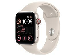 ★アップル / APPLE Apple Watch SE 第2世代 GPS+Cellularモデル 44mm MNPT3J/A [スターライトスポーツバンド]【送料無料】