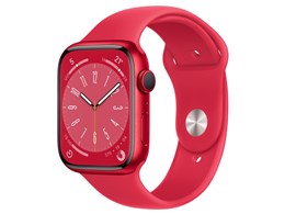 ★アップル / APPLE Apple Watch Series 8 GPSモデル 45mm MNP43J/A [(PRODUCT)REDスポーツバンド]【送料無料】