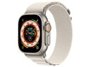 ★アップル / APPLE Apple Watch Ultra GPS+Cellularモデル 49mm MQFQ3J/A [スターライトアルパインループ S]【送料無料】
