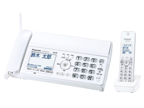 Panasonic / ѥʥ˥å ǥ륳ɥ쥹̻ե KX-PD350DL-W [ۥ磻]ʻҵ1դ FAX̵ۡ