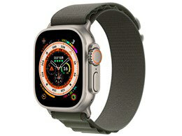 ★アップル / APPLE Apple Watch Ultra GPS+Cellularモデル 49mm MQFP3J/A [グリーンアルパインループ L]【送料無料】