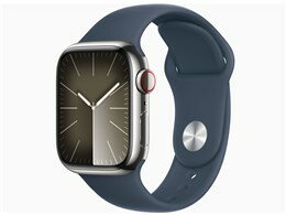 ★アップル / APPLE Apple Watch Series 9 GPS+Cellularモデル 41mm MRJ33J/A [シルバーステンレススチールケース M/L]【送料無料】