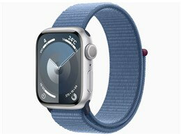 ★アップル / APPLE Apple Watch Series 9 GPSモデル 41mm MR923J/A [シルバー/ウインターブルースポーツループ]【送料無料】