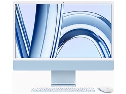 ★アップル / APPLE iMac 24インチ Retina 4.5Kディスプレイモデル MQRR3J/A [ブルー] 【Mac デスクトップ】【送料無料】
