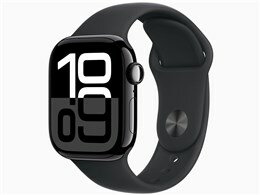Rakuten - ★アップル / APPLE Apple Watch Series 10 GPSモデル 42mm MWWE3J/A [ジェットブラック・ブラックスポーツバンド S/M]【スマートウォッチ・ウェアラブル端末】【送料無料】