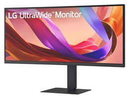 ★LGエレクトロニクス KVMスイッチ USB Type-C対応 34インチ3440×1440 21:9曲面型ウルトラワイドモニター 34U650A-B [34インチ]【PCモニター・液晶ディスプレイ】【送料無料】