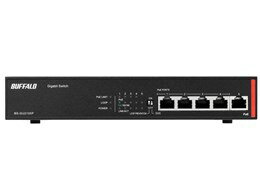 ★バッファロー 法人向け レイヤー2 Giga PoE アンマネージスイッチ BS-GU2105P [ブラック]【スイッチングハブ(ネットワークハブ)】【送料無料】