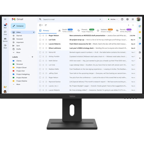 ★レノボ / Lenovo ThinkVision E27-40 64BCMAR4JP [27インチ 黒]【PCモニター・液晶ディスプレイ】【送料無料】