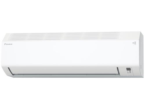 スペック情報 タイプ壁掛け 畳数目安おもに14畳用 電源200Vエルバー型 外気温50 ℃対応 年度モデル2026年モデル 販売区分住宅設備モデル 冷房対応畳数(目安)冷房17畳まで (11～17畳) 冷房(木造和室目安)*111畳 冷房(鉄筋洋室目安)*117畳 冷房能力4kW 冷房消費電力1370W 冷房COP2.92 暖房対応畳数(目安)暖房14畳まで (11～14畳) 暖房(木造和室目安)*111畳 暖房(鉄筋洋室目安)*114畳 暖房能力5kW 低温暖房能力5.3 kW 暖房消費電力1410W 暖房COP3.55 フィルター自動お掃除機能なし 空気清浄○ 内部乾燥○ 除菌○ 除湿○ スマートフォン対応 *2Daikin Smart APP(無料アプリ) 新冷媒R32○ 多段階評価点(2027年度)1 省エネ基準達成率74%(2027年度) APF(通年エネルギー消費効率)4.9(JIS C 9612:2013) 期間消費電力量1544kWh(JIS C 9612:2013) 年間電気代41688 円 室内機サイズ幅798x高さ250x奥行255mm 室外機サイズ幅795(+78)x高さ610x奥行300(+42)mm()内は突起物の寸法です。 室内機重量9 kg 室外機重量35 kg ※上記スペック情報は正確であることをお約束するものではございません。正確な商品情報につきましては、メーカーの公式サイトをご参照いただくか、直接メーカーへお問い合わせください。※空白部分は未調査の項目です。※掲載情報に誤りを発見した場合は、当ショップまでご連絡ください。ご配送のスケジュールこちらの商品は、 最短出荷商品 です 延長保証のご案内 5年延長保証（自然故障） 8,492円 5年延長保証（自然故障＋物損） 12,803円 延長保証は有償のオプションサービスです。 ご加入をご検討のお客様は必ずこちらのページをご確認ください。 ※商品価格が変動して延長保証料が変わる可能性がございますのでご注意ください。