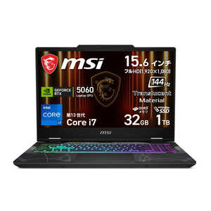 ★☆MSI Cyborg-15-B13WFKG-5060JP [オデッセイグレイ&スケルトン]【ノートパソコン】【送料無料】