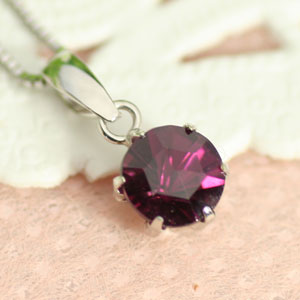 K18 K18YG K18PG K14WG ロードライトガーネット 5ミリ変形コーケイブローズカット ペンダントトップ