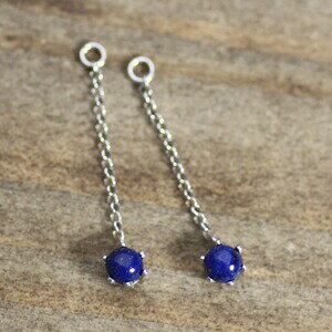 K18 K18YG K18PG K14WG ラピスラズリ 3ミリ ラウンド カボッション チャーム