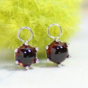 K18 K18YG K18PG K14WG ガーネット 5ミリ ラウンド カボッション ミルククラウン チャーム フープピアス・ピアリング用