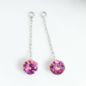 K18 K18YG K18PG K14WG ピンクソウルトパーズ 5ミリ ラウンド チャーム