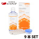 ◎ソフトコンタクトレンズ用 ◎全てのコンタクトレンズにご利用いただけます。 　 【セット内容】 ・クリアデュー　ハイドロ:ワンステップ　28日分×9本(9箱) 【1箱あたりのセット内容】 消毒・中和錠　28錠 溶解・すすぎ液　360mL 専用レンズケース　1個 独自のうるおい成分 保湿力を持つヒアルロン酸の構造の一部を改良し、機能を持たせたヒアルロン酸で、レンズ表面に水分を長時間滞留させることに成功しました。 ■ポビドンヨードによる高い消毒力 ポビドンヨードは高い消毒力を持ち、浮遊菌だけでなく、ケース付着菌に対しても高い消毒効果を発揮します。 ■優れた洗浄力と装用感 タンパク分解酵素を配合していますので、レンズに付着したタンパク質やそれに付随する汚れをしっかり除去することができます。 ■すべてのソフトレンズに対応 新素材シリコーンハイドロゲルレンズ、カラーレンズ（虹彩付レンズ）※を含む。 ※国の正式な認可を受けている製品に限る。