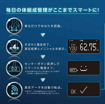 オムロン 体重体組成計 カラダスキャン HBF-253W-BK