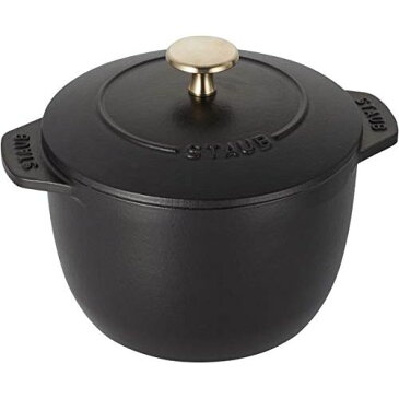 staub(ストウブ) ラ ココット de GOHAN ブラック S 12cm ご飯鍋 炊飯器 La Cocotte de GOHAN 40509-653[-] 新生活