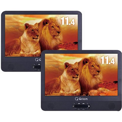 山善 ポータブルDVDプレイヤー11.4インチ(16:9)リアモニター車載用CPRM対応DVD内蔵シガー2個組みCPD-M11