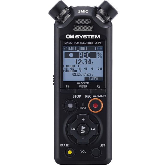OM SYSTEM �������ॷ���ƥ� LS-P5 �֥�å� ��˥�PCM�쥳��������ž���Բġ�