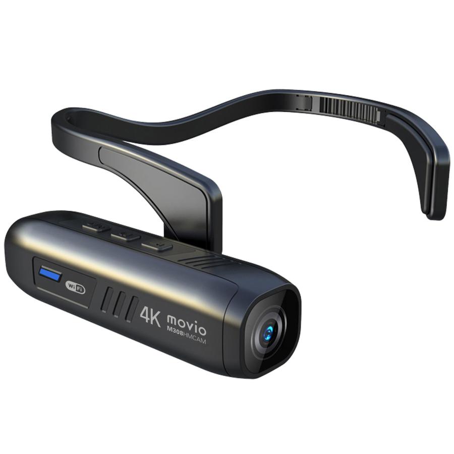 movio �ʥ����� M308HMCAM �إåɥޥ���ȥ���� Wi-Fi��� ���� 4K Ultra HD��ž���Բġ�