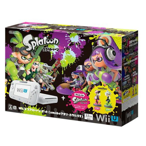 Wii U スプラトゥーン セット (amiibo アオリ・ホタル付き)