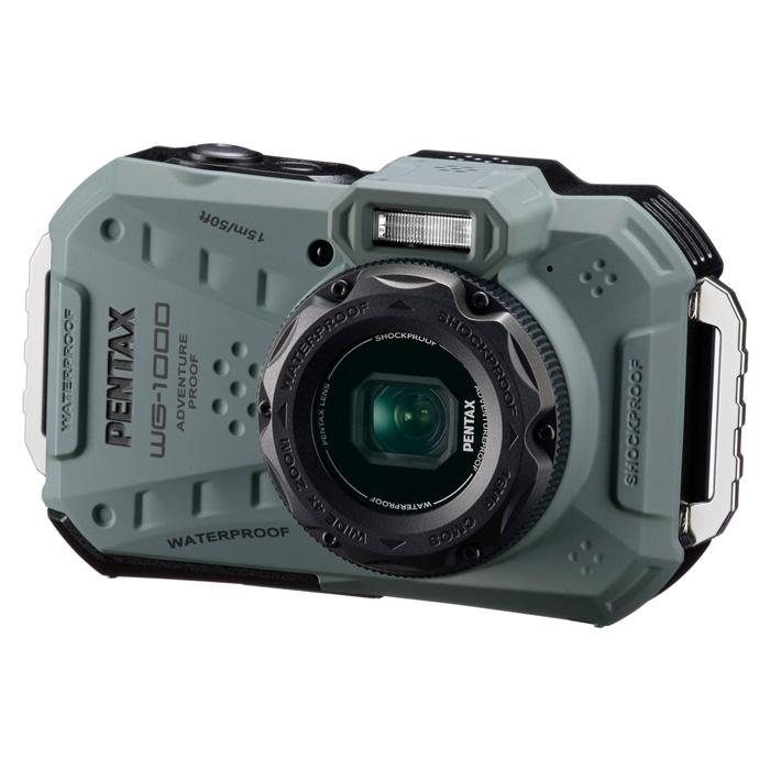 PENTAX - ペンタックス カメラ 防水 防塵 耐衝撃 アウトドア デジタルカメラ WG-1000 オリーブ PENTAX【転送不可】