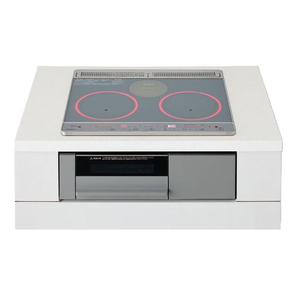 乐天商城 - ◆最大3000円CP＋P3倍！！5/15◆パナソニック IH 2口+ラジエント 幅60cm ビルトインIHクッキングヒーター KZ-J1H6AST シルバー/グレー Panasonic【転送不可】