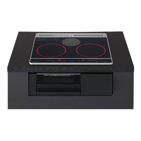 Rakuten - ◆最大3000円CP＋P3倍！！5/15◆パナソニック IH 2口+ラジエント 幅60cm ビルトインIHクッキングヒーター KZ-J1H6AK ブラック Panasonic【転送不可】