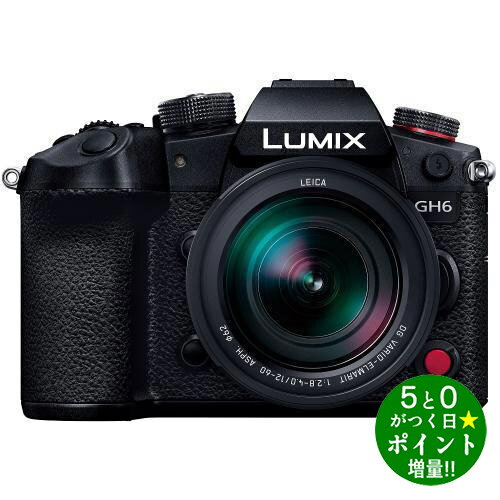 【5/20限定★P最大6倍+最大5000円OFFクーポン】Panasonic パナソニック LUMIX DC-GH6L-K ブラック ミラーレス一眼カメラ 標準ズームレンズキット