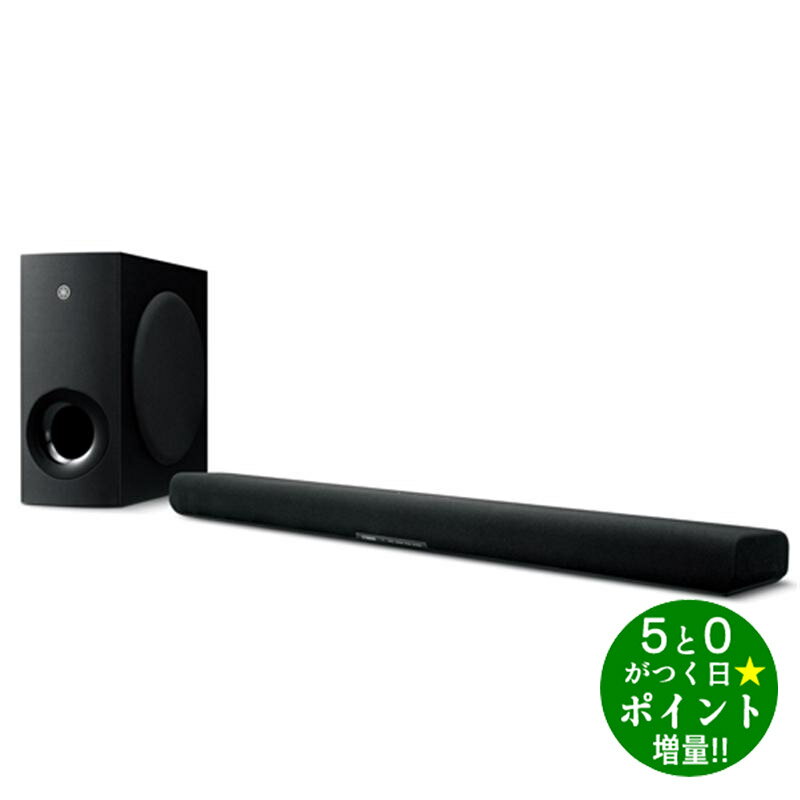 【5/25限定★P最大6倍 最大5000円OFFクーポン】YAMAHA ヤマハ SR-B40A(B) ブラック サウンドバー シアターバー Bluetooth/Atmos対応