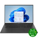 5 1 5 6 毎日ポイント3倍 LG電子 17ZB90R-NP55J オブシディアンブラック ノートパソコン Windows11 指紋認証搭載