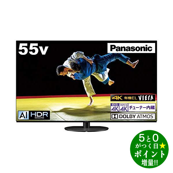 【12月10日0時〜23時59分★★最大P10倍★★!!】【標準設置費込み】Panasonic 有機ELテレビ VIERA HZ1000 TH-55HZ1000 新生活