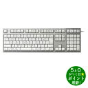 【5/10限定★P最大6倍 最大5000円OFFクーポン】R2SA-JP3M-WH(ホワイト) キーボード (東プレ)