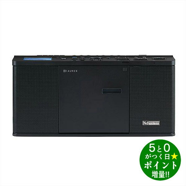 TOSHIBA 東芝 TY-ANX3(K) ブラック CDラジオ Bluetooth/ワイドFM対応 AUREX【転送不可】