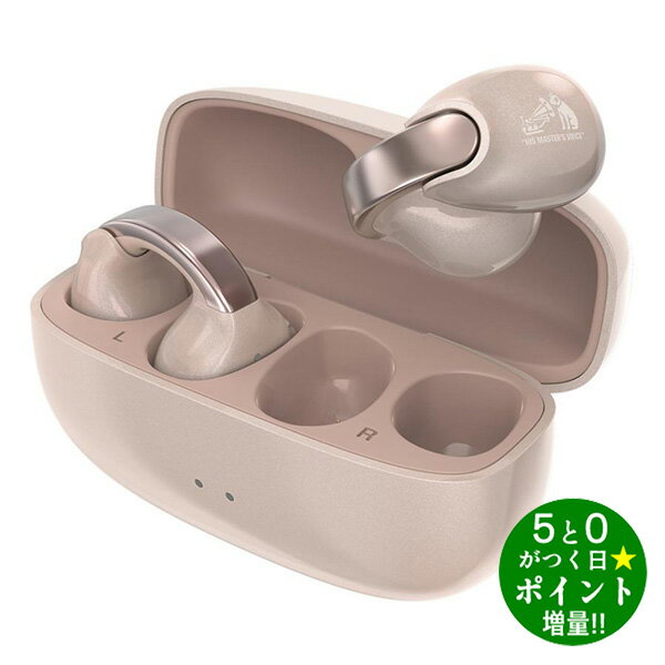 JVCケンウッド イヤホン ワイヤレスイヤホン イヤーカフ型 防水 アプリ対応 HA-NP1T-PN サンドピーチ Victor【転送不可】