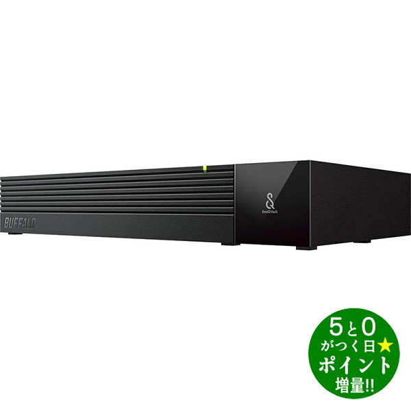 Rakuten - ◆GW期間中P3倍+限定クーポン！！◆バッファロー 外付けHDD 6TB SeeQVault対応 3.5インチ HD-SQS6U3-A ブラック BUFFALO【転送不可】